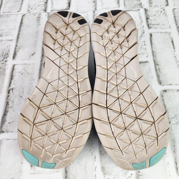 Nike Free RN Flyknit Women's Size 9 Multicolor Athletic Running Walk Gym Sneaker - Picture 8 of 10